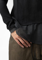 Fitted Mesh Details T-Shirt