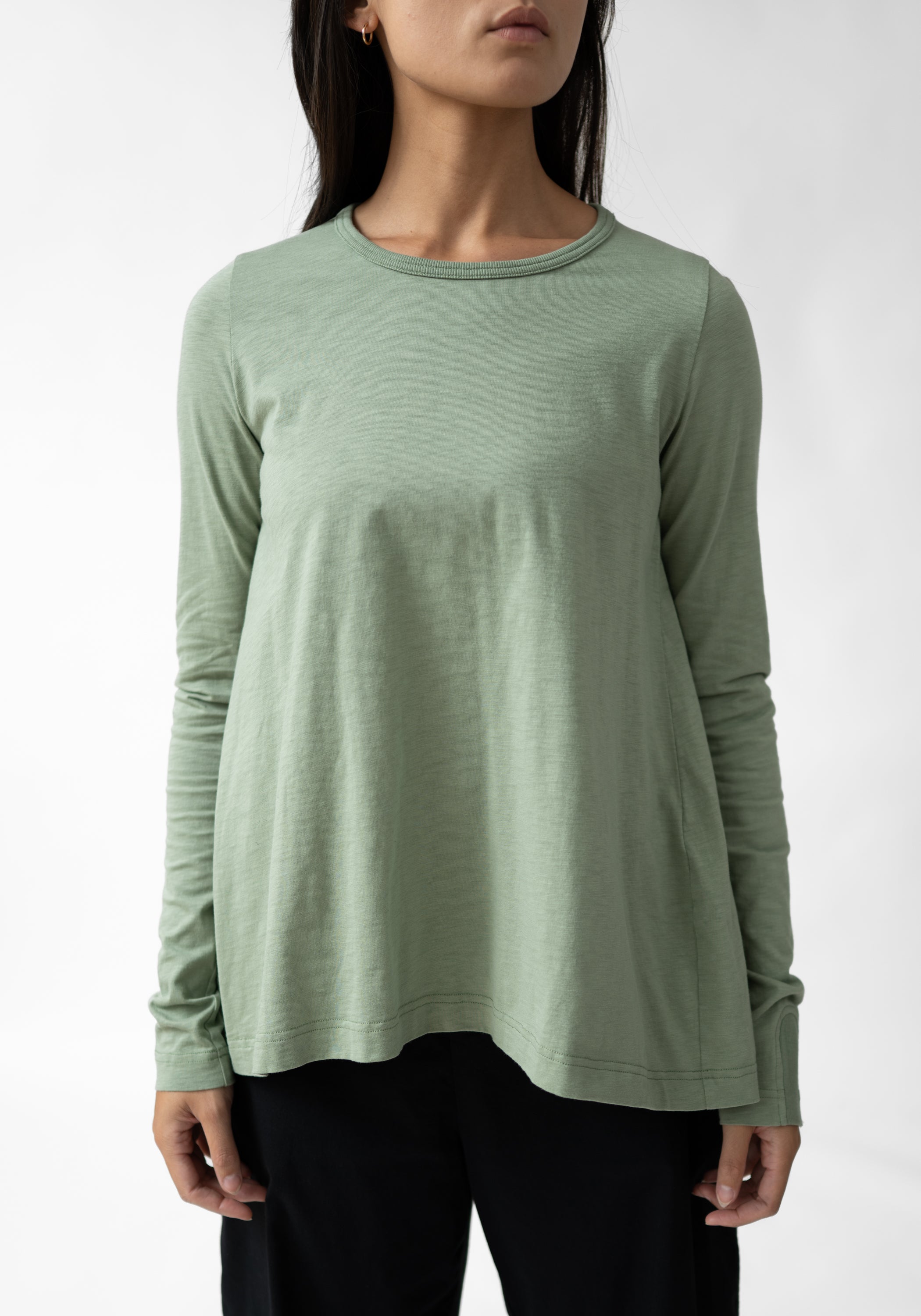 Asymmetric Long Sleeve T-Shirt