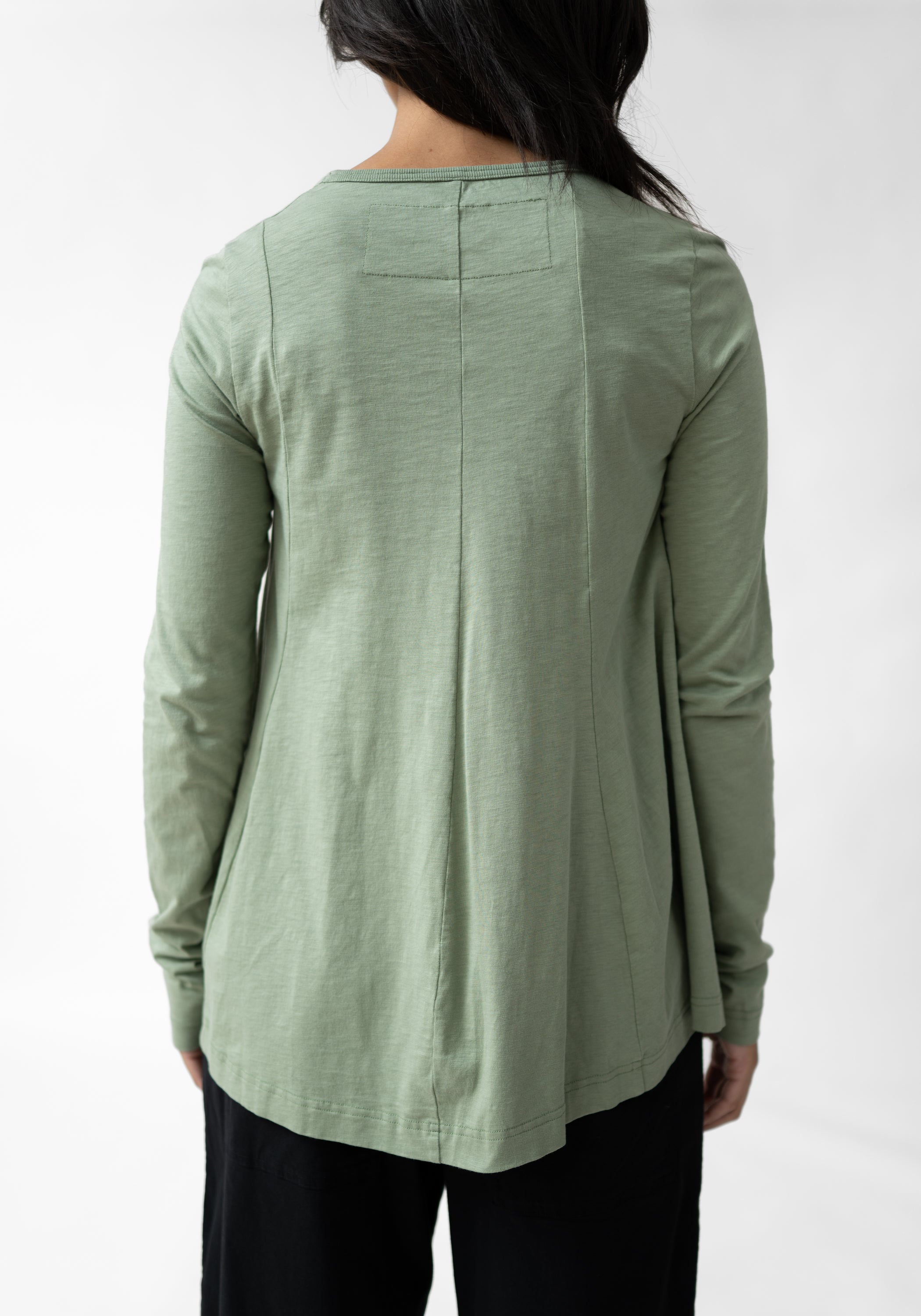Asymmetric Long Sleeve T-Shirt