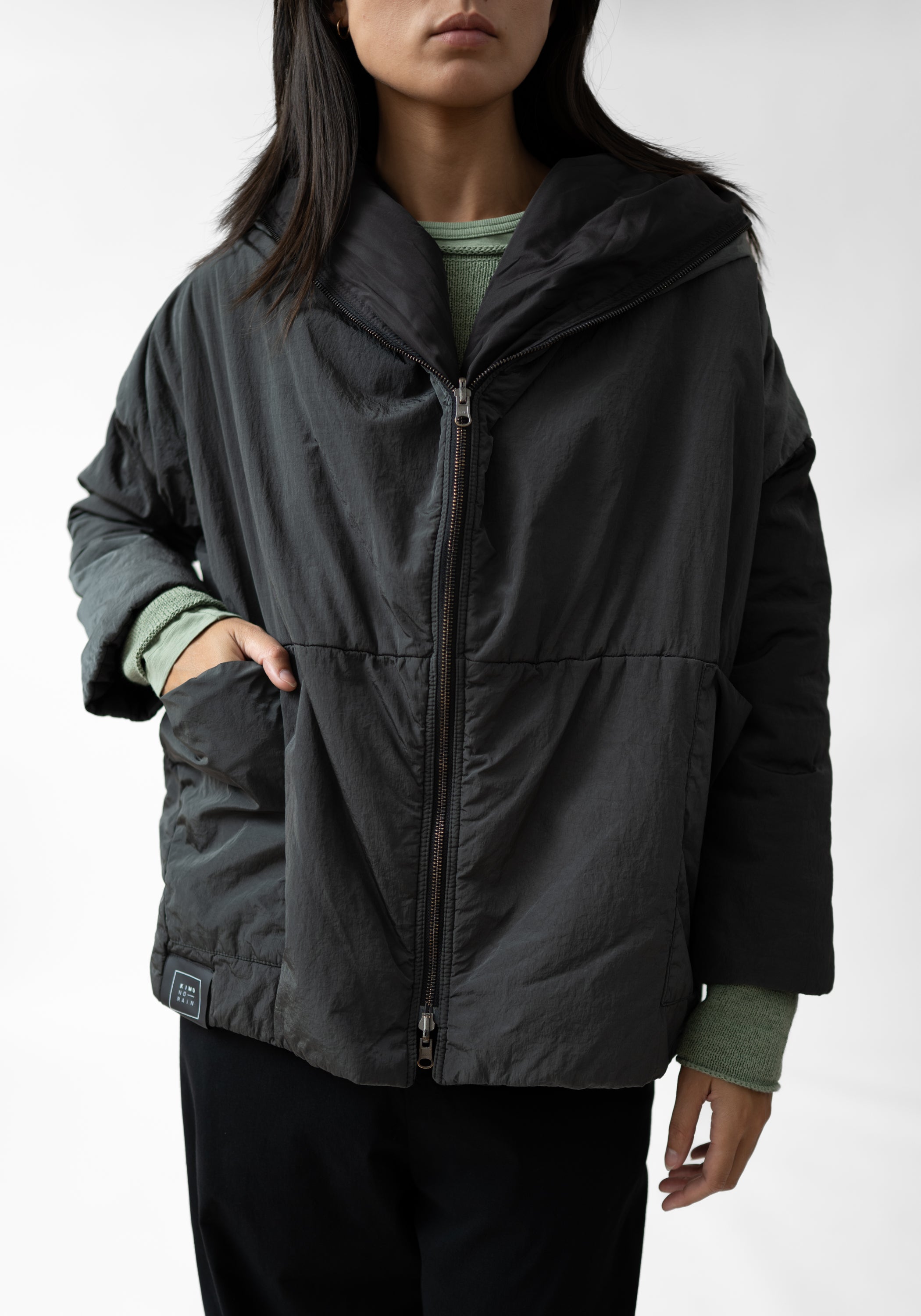 Backpack Detail Reversible Rain Jacket - December Thieves