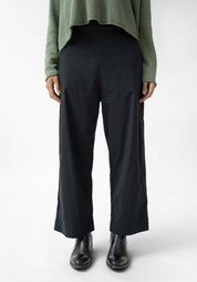 Wide Leg Cropped Stretch Pants