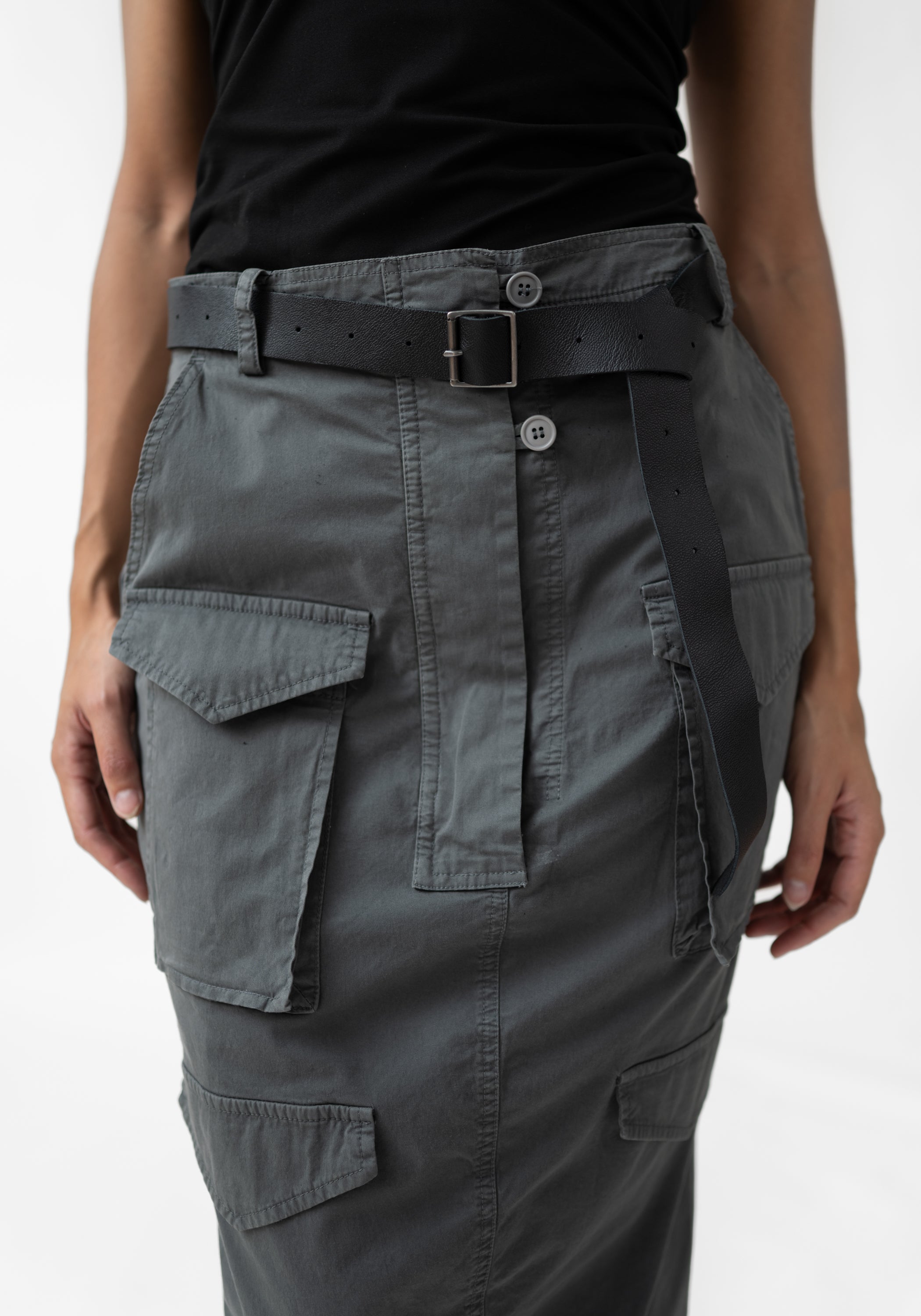 Black Soft Leather Belt