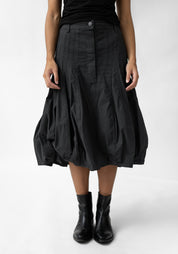 Paneled Bubble Skirt