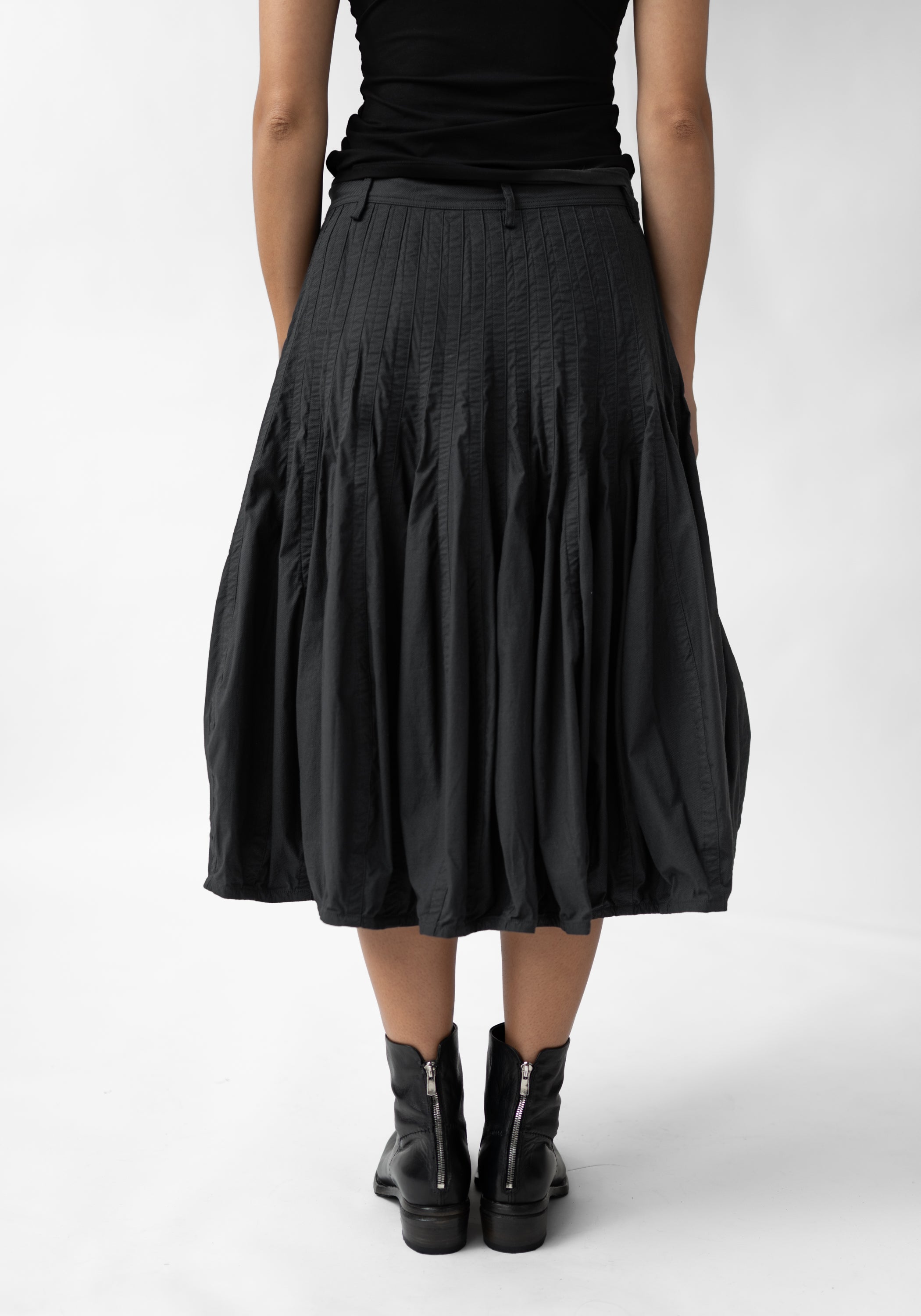 Paneled Bubble Skirt
