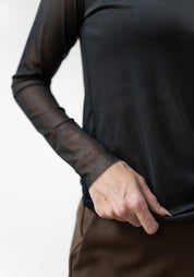 Florence Solid Double Sheer Top