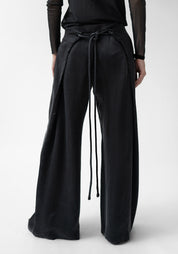 Ando Tie Detail Wide Leg Pants