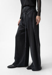 Ando Tie Detail Wide Leg Pants
