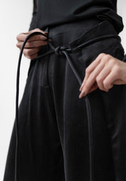 Ando Tie Detail Wide Leg Pants