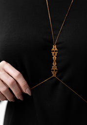 Gold Plated Butterfly Body Chain