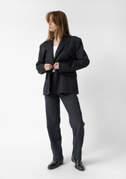 Tapered Straight Leg Pants