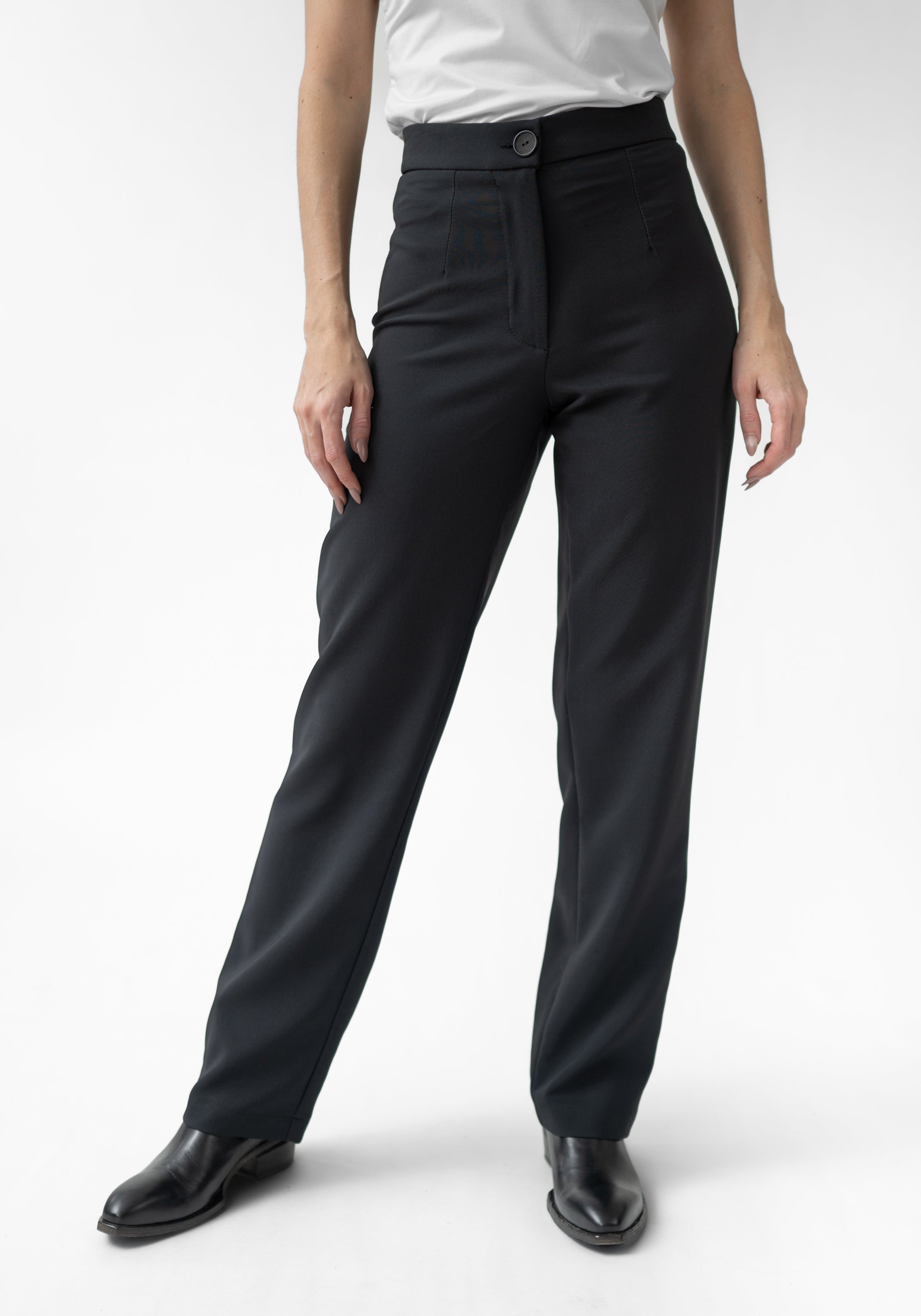 Tapered Straight Leg Pants