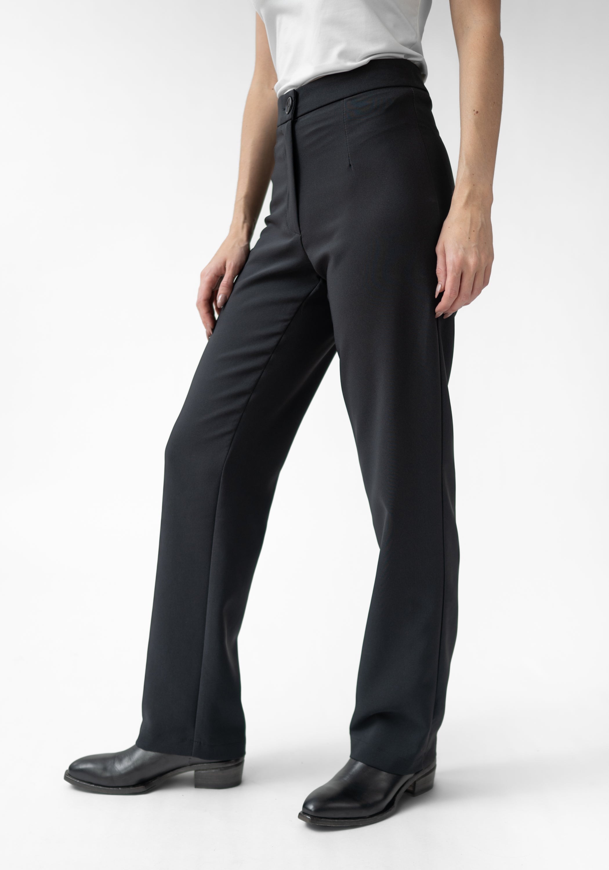 Tapered Straight Leg Pants
