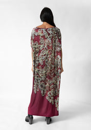 Pixels and Lace Print Viscose Tube Dress
