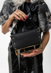 Leather and 22k Gold Plate Synapsis Base Bag