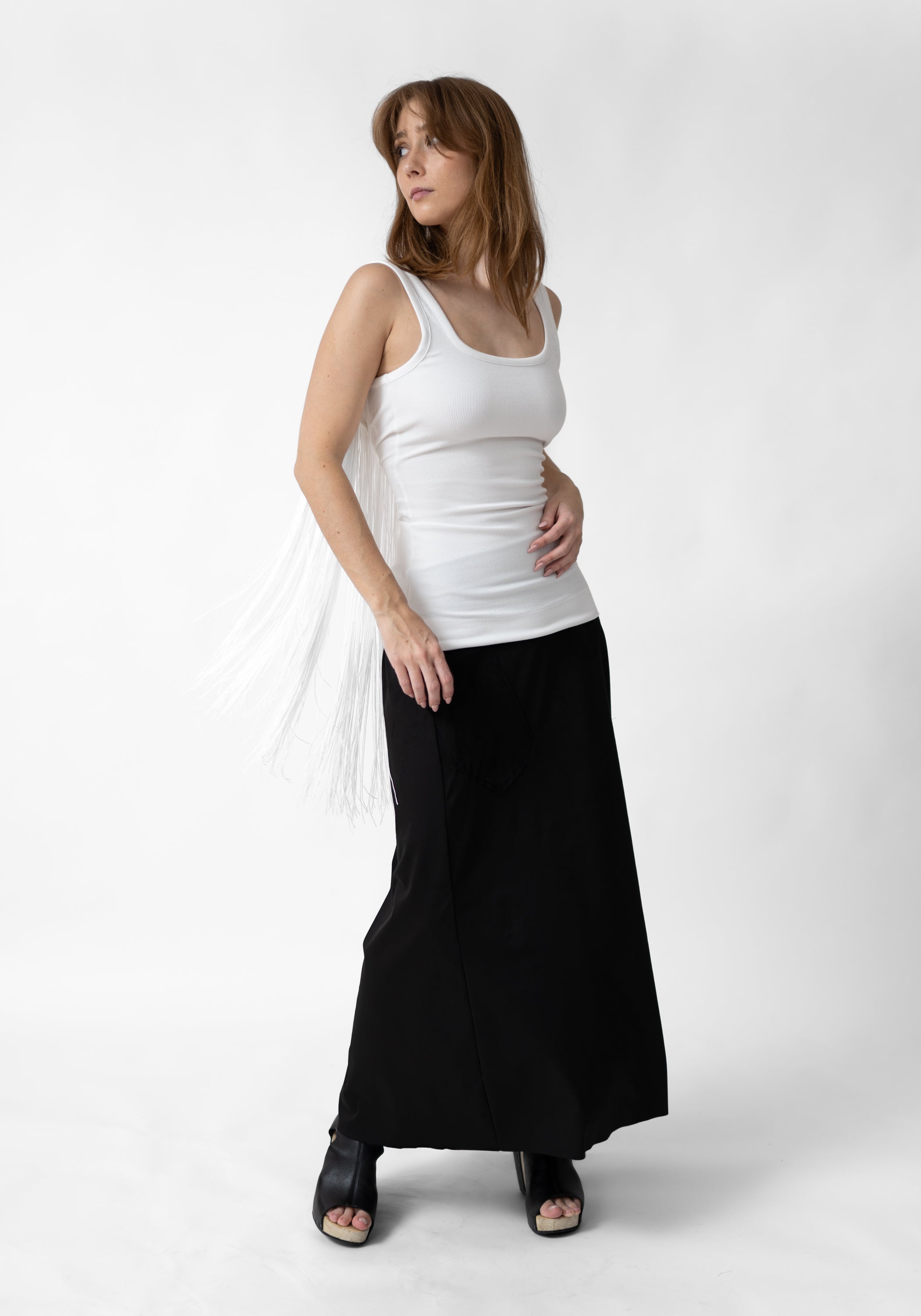 Harlem Fringe Back Tank