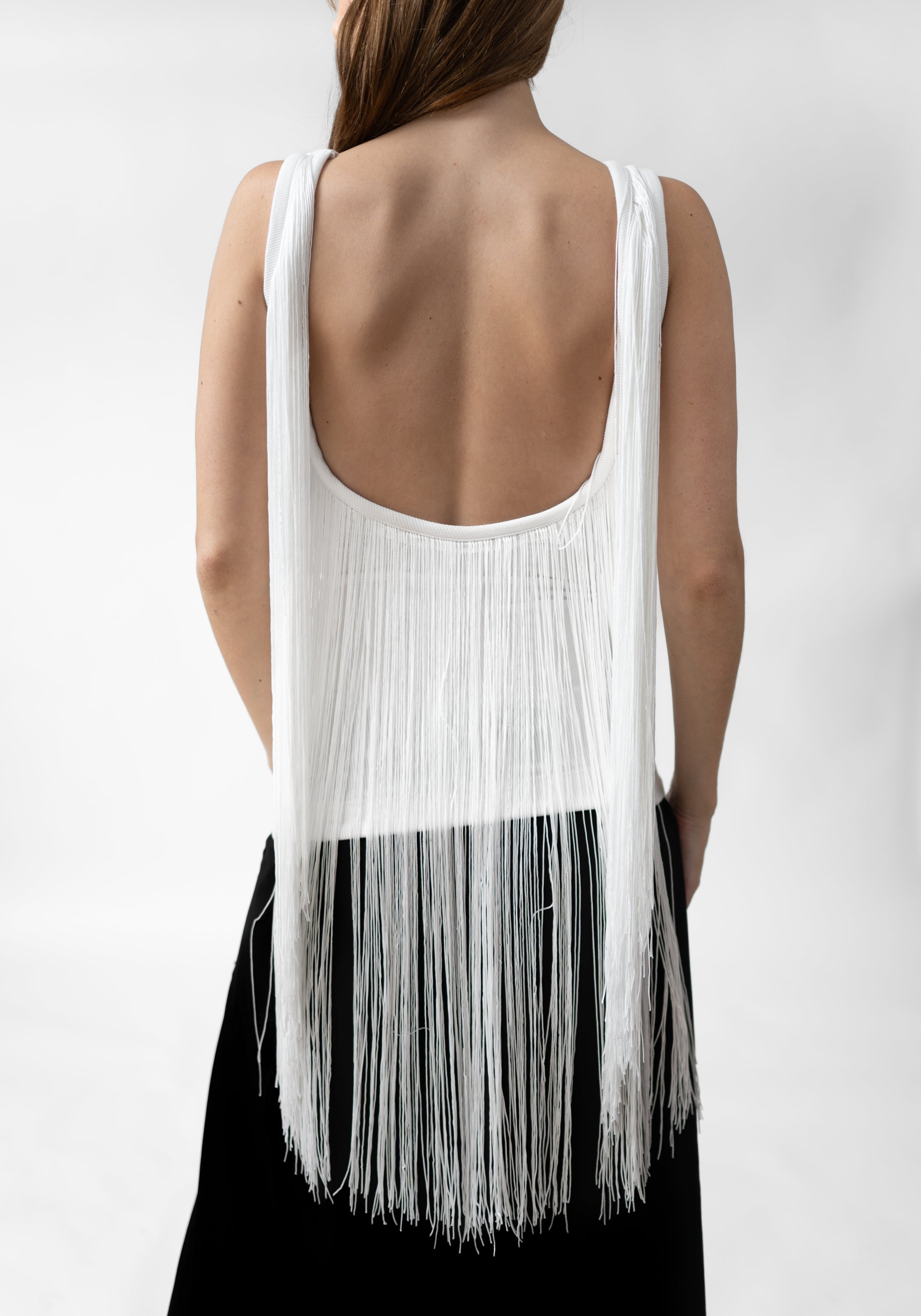 Harlem Fringe Back Tank