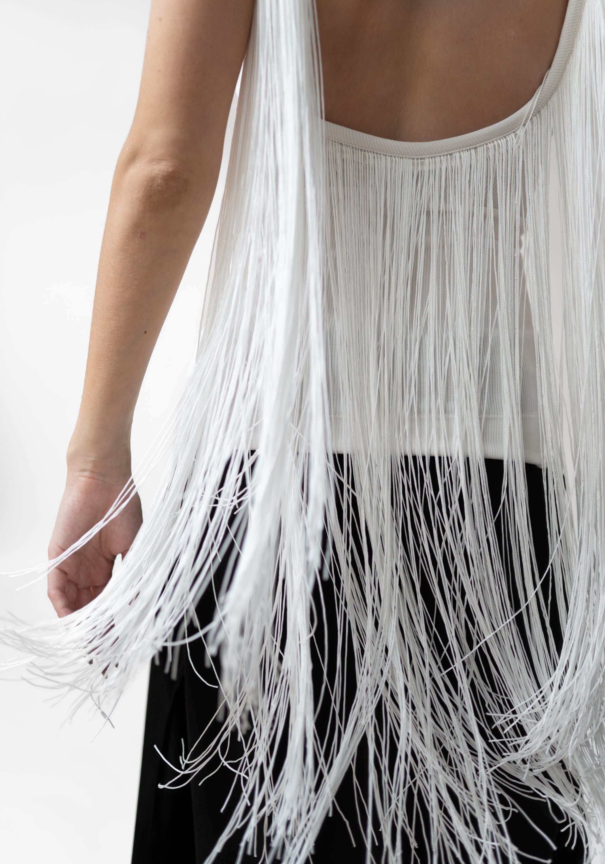 Harlem Fringe Back Tank