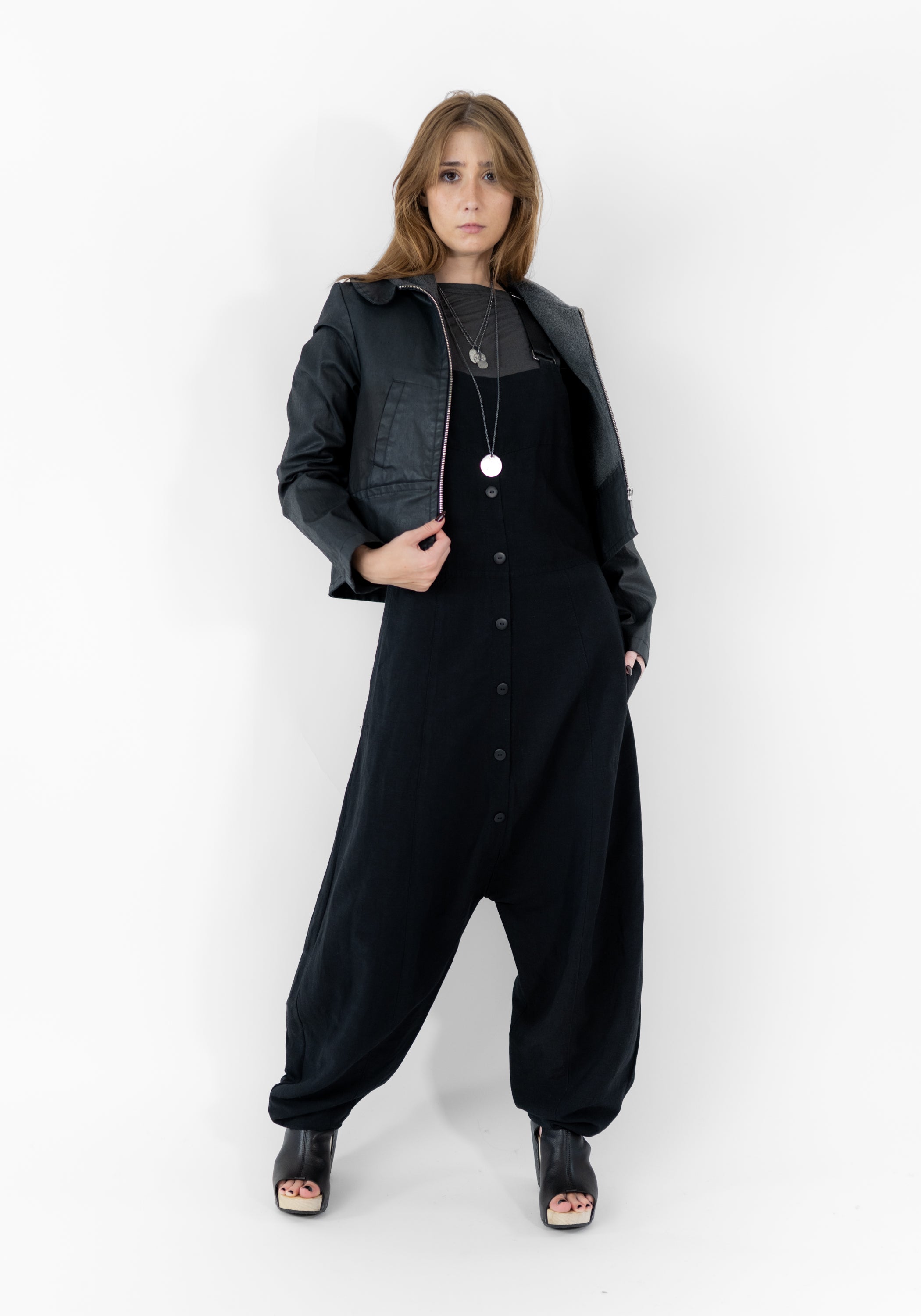 Coated Fleece Lined Hooded Jacket