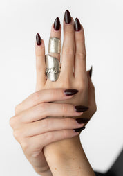 Sterling Bubble Texture Ring - December Thieves