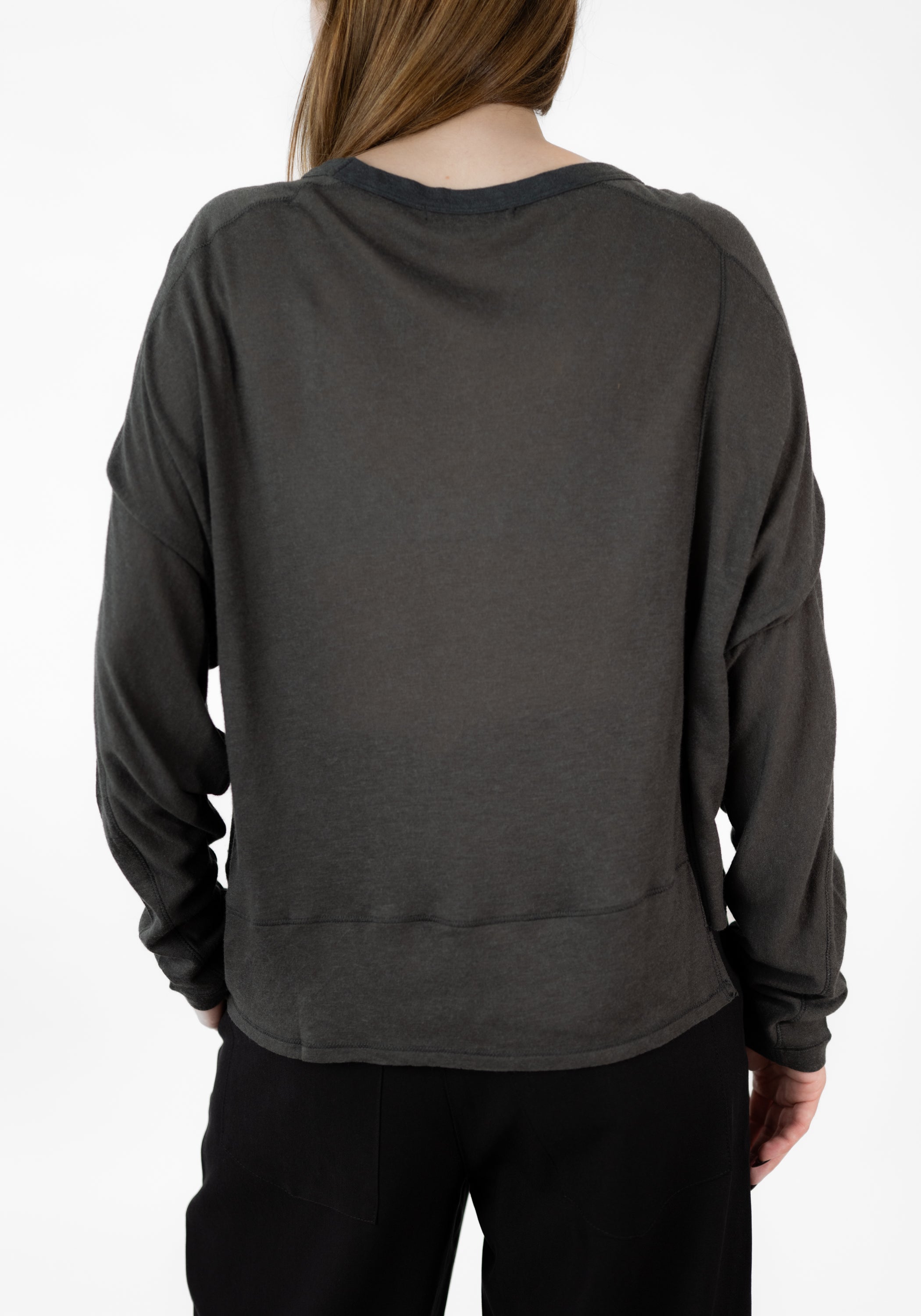 Drop Shoulder Wool Blend T-Shirt - December Thieves