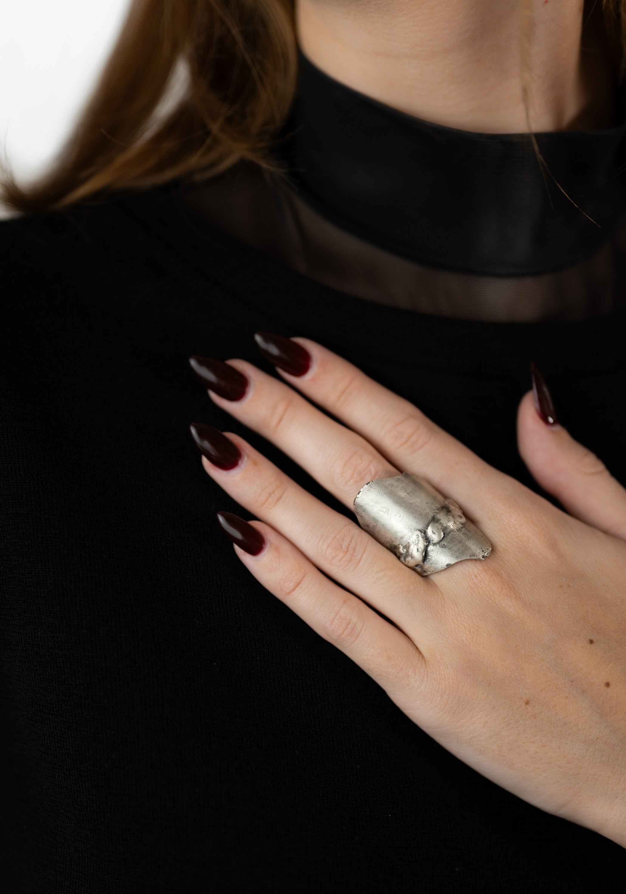 Sterling Bubble Texture Ring - December Thieves