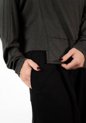 Drop Shoulder Wool Blend T-Shirt - December Thieves