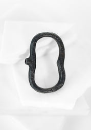 Oxidized Sterling Ruby Double Ring