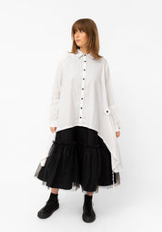 Asymmetric Layered Collar Blouse