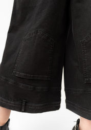 Upside Down Cropped Denim Pants