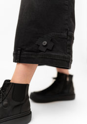 Upside Down Cropped Denim Pants