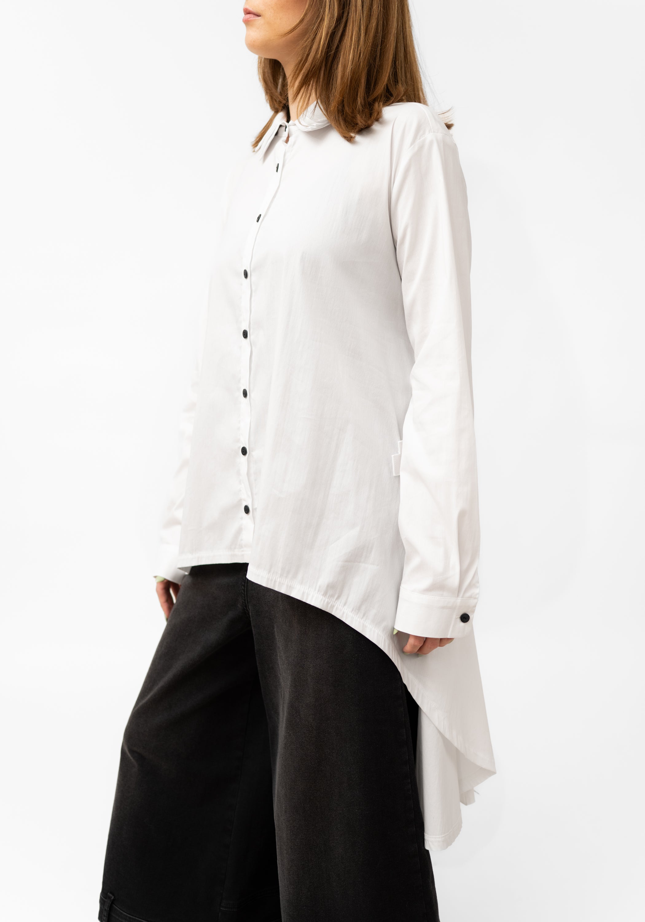 Asymmetric Layered Collar Blouse
