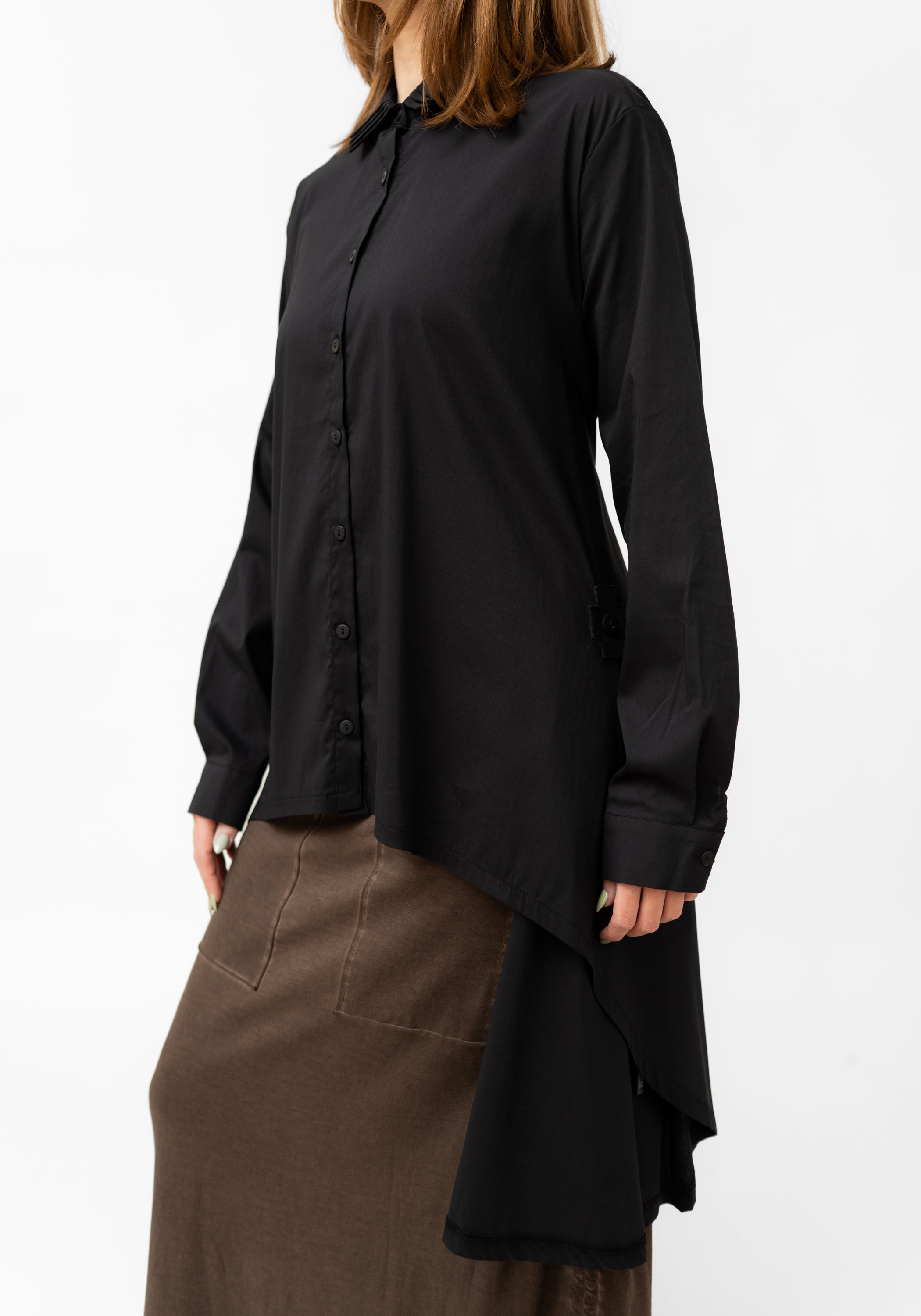 Asymmetric Layered Collar Blouse