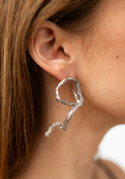 Anodized Bronze Belenggu Earrings