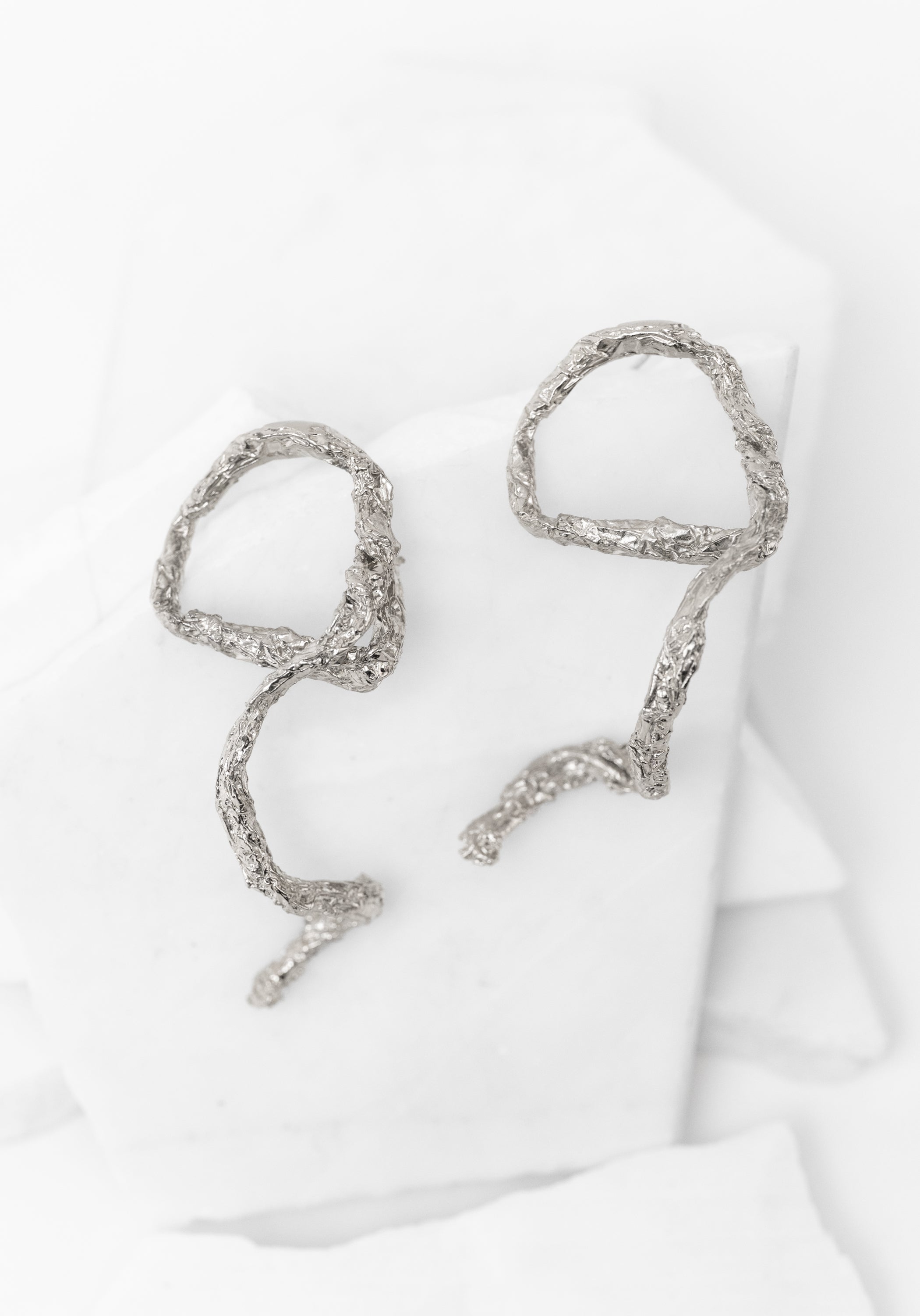 Anodized Bronze Belenggu Earrings