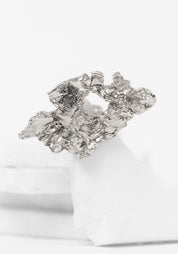 Anodized Bronze Cut Out Detail Bara Ring