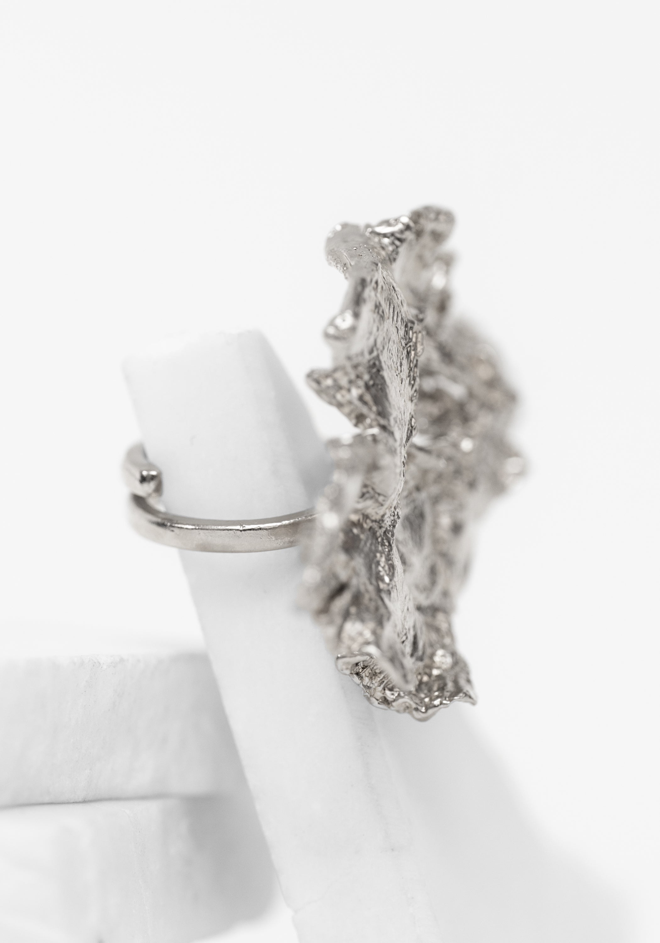 Anodized Bronze Cut Out Detail Bara Ring