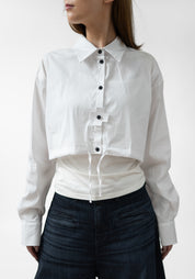 Printed Cropped Blouse