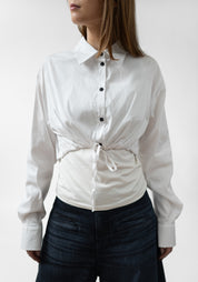 Printed Cropped Blouse