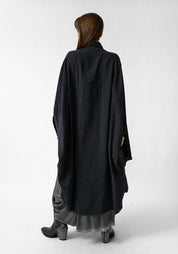 Oversized Asymmetric Drop Shoulder Tunic Blouse - December Thieves