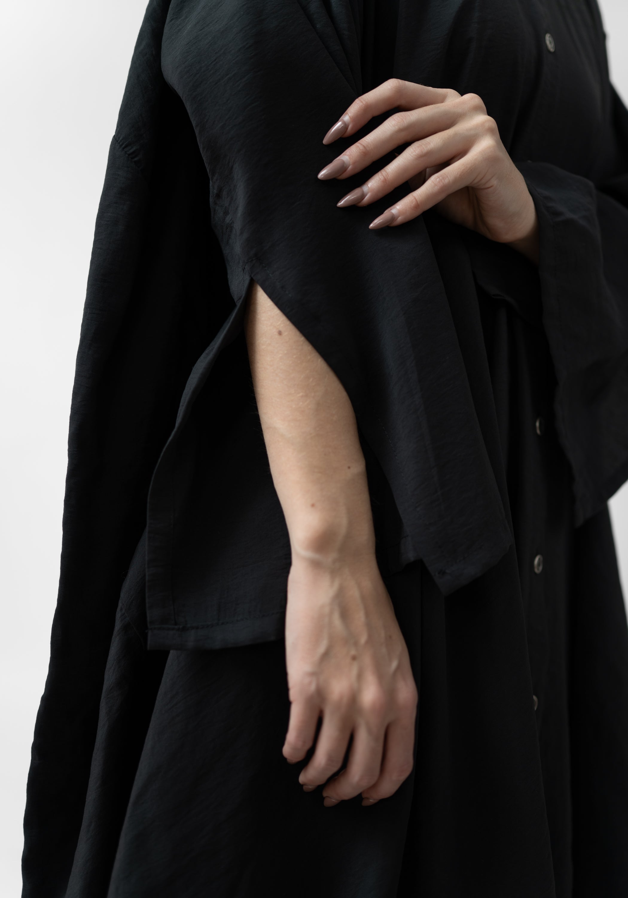 Oversized Asymmetric Drop Shoulder Tunic Blouse - December Thieves