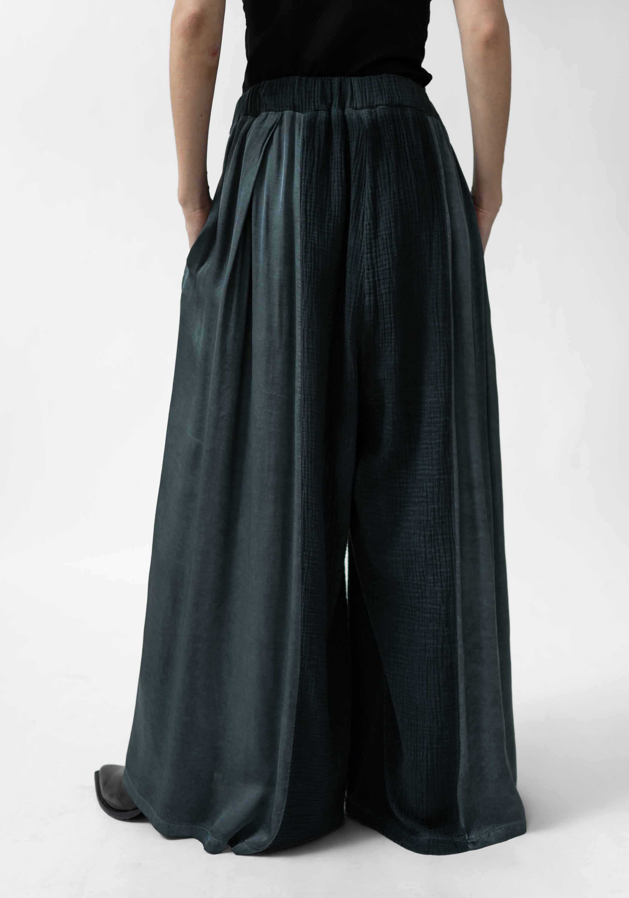 Paneled Wide Leg Pants - December Thieves