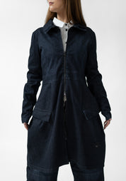 Long Stretch Denim Jacket