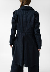 Long Stretch Denim Jacket