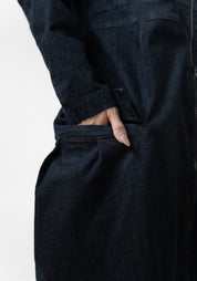 Long Stretch Denim Jacket