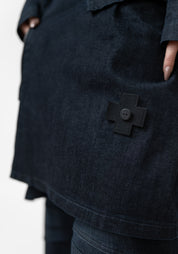 Long Stretch Denim Jacket
