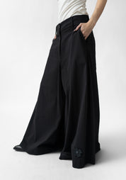 High Waisted Drop Seat Extreme Wide Leg Pants