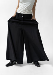 High Waisted Drop Seat Extreme Wide Leg Pants