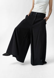 High Waisted Drop Seat Extreme Wide Leg Pants