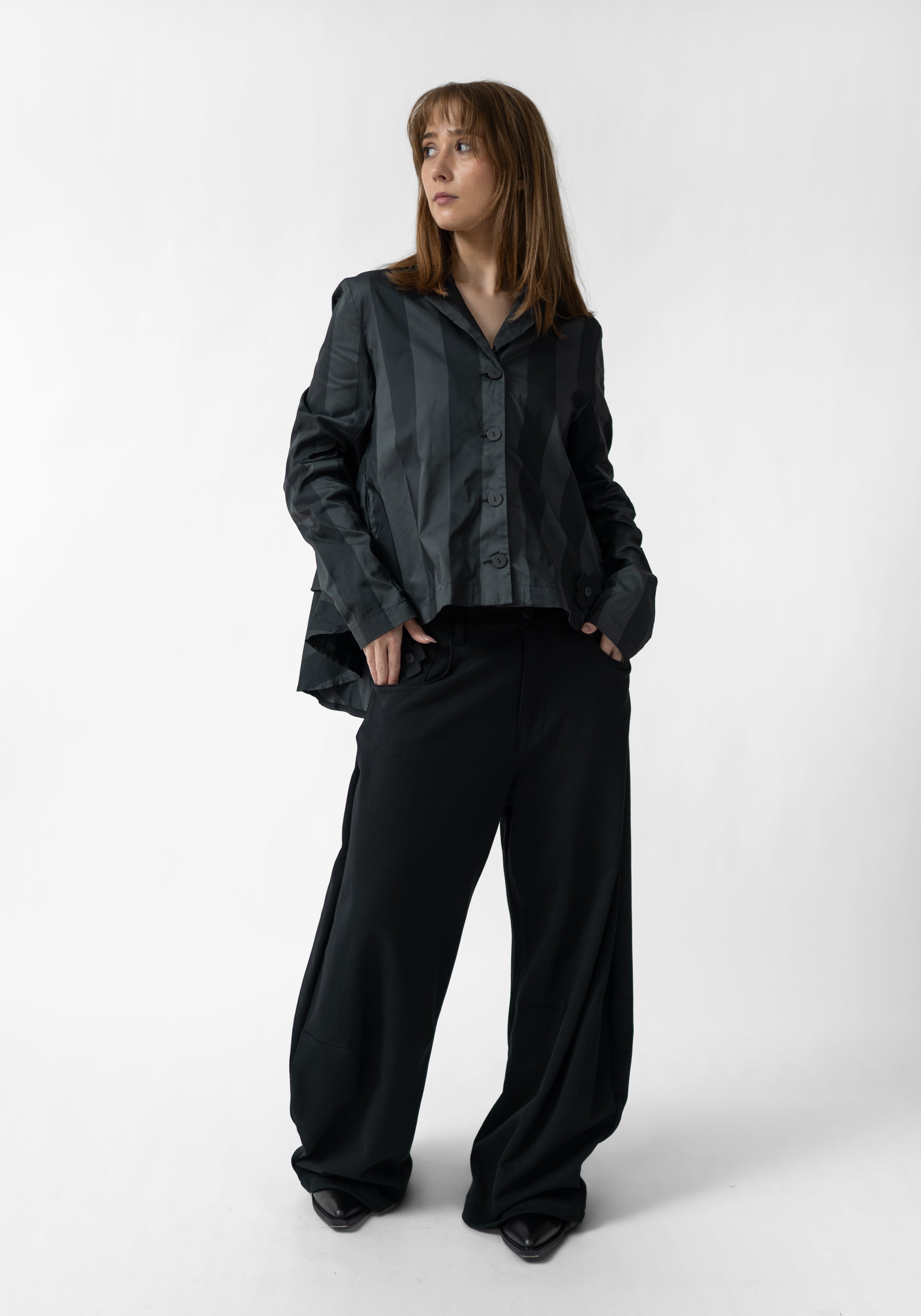 Tapered Full Leg Jersey Pants