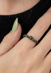 Patinated Bronze Tourmaline Ciranda Ring